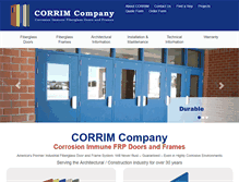 Tablet Screenshot of corrim.com